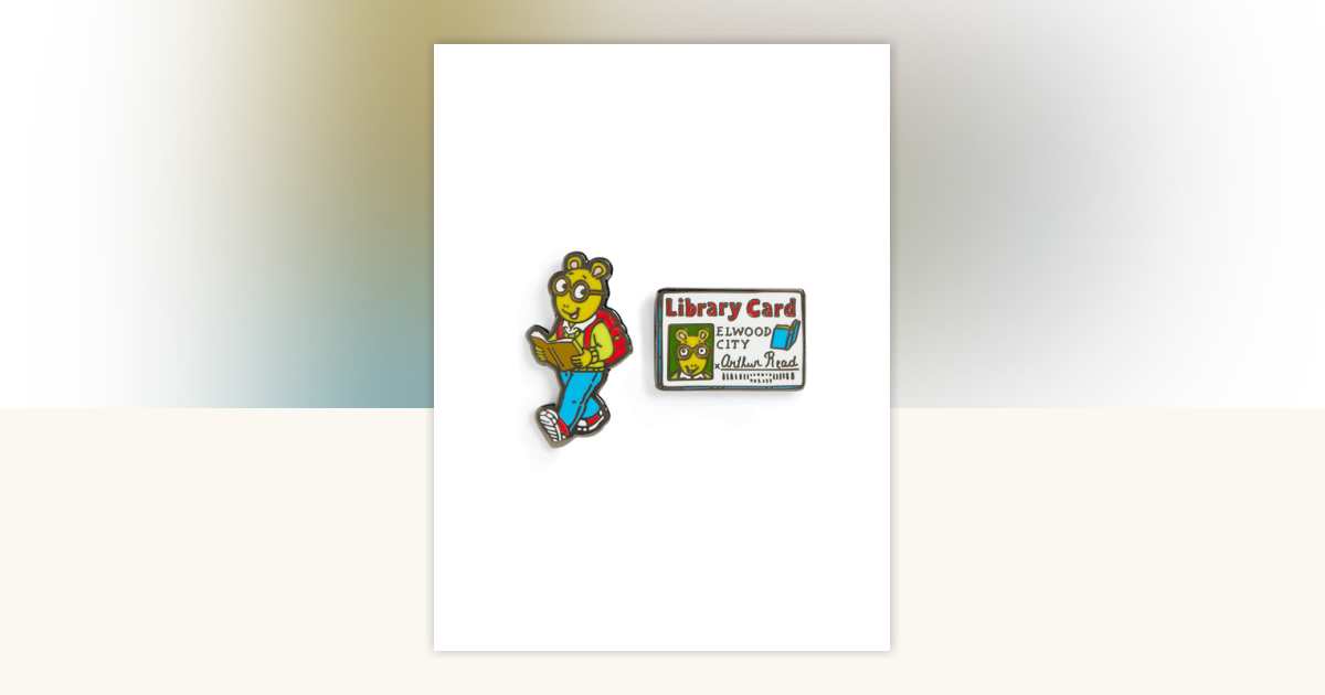 Arthur Enamel Pin Set - Pin Set of 2 by Out of Print: 9798217222391 ...