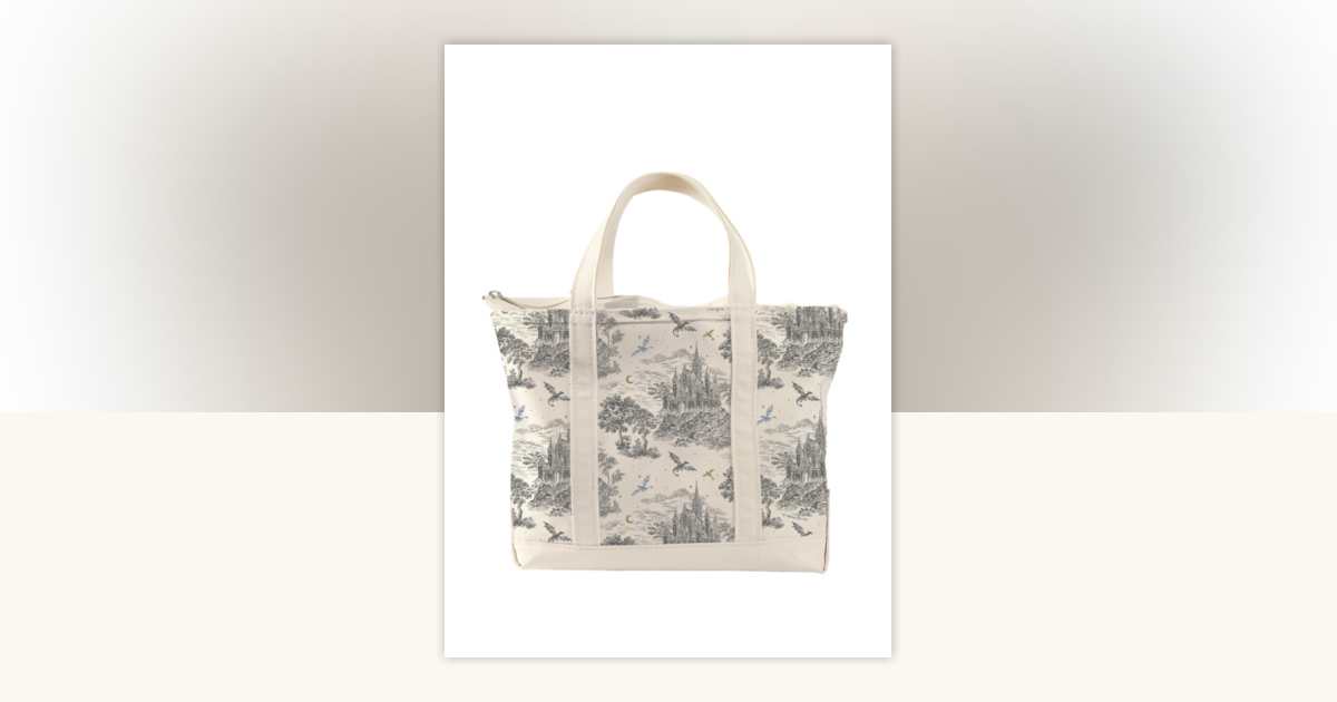 Rebecca Yarros's Fourth Wing: Basgiath Toile Large Zippered Tote Bag by ...